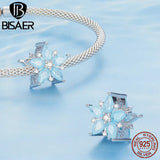 925 Silver Frozen Castle Crown Butterfly Snowflake Pendant