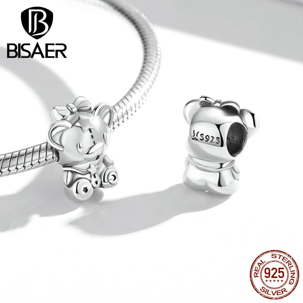 925 Sterling Silver Vintage Charms Hipster Animal Charms