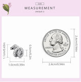 925 Silver Dragon Charms Bead Women DIY Bracelets Necklaces EFC546