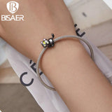 925 Silver Moon&Cat Charm Pendants Bead Halloween Party DIY Bracelet 