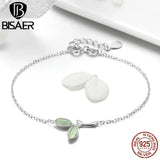 925 Sterling Silver Women Tree Leaves Chain Bracelets Sterling Silver Jewelry