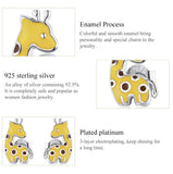 Whale Stud Earring 925 Sterling Silver Animal Delicate Earrings For Women