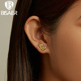Whale Stud Earring 925 Sterling Silver Animal Delicate Earrings For Women