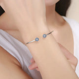 925 Sterling Silver Starlight Chain Zircon Bracelet for Women