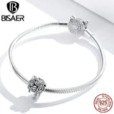 925 Sterling Silver Bridal Bouquet Flower Charm Pendant