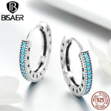 925 Silver Geometric Stud Earrings Circle Earrings Jewelry