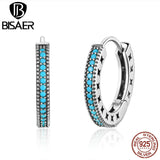 925 Silver Geometric Stud Earrings Circle Earrings Jewelry
