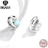 Sterling Silver Chameleon Opal Charm for Bracelet Necklace