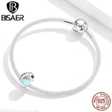 Sterling Silver Chameleon Opal Charm for Bracelet Necklace