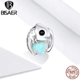 Sterling Silver Chameleon Opal Charm for Bracelet Necklace