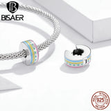 925 Silver Lucky Eggs Rabbit Robot Pendant Beads DIY Jewelry