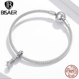 925 Silver Zircon Charms Pendant for DIY Bracelet