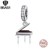 925 Silver Grand Piano Charm for Bracelet Necklace