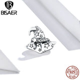 Halloween Witch Hat Charms 925 Sterling Silver Pendant