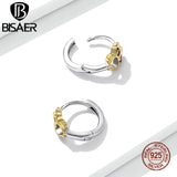 925 Silver Owl Zircon Earrings For Women EFE505