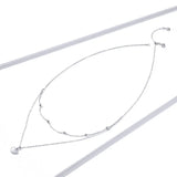 925 Sterling Silver Heart Pendant Necklace Original Chain Women Gift EFN168