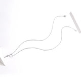 925 Silver Heart Pendant Love Link Chain Necklace for Women