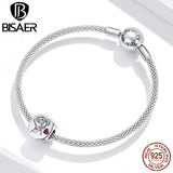 Grandma Love Beads 925 Sterling Silver Letter Floral Charms Pendant