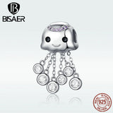 925 Sterling Silver Octopus Pendant Bead for Bracelets