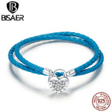 925 Silver Heart Lock Chain Bracelet Women