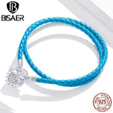 925 Silver Heart Lock Chain Bracelet Women