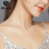 Star&Moon Necklace 925 Sterling Silver Dream Time Necklace Pendant Women