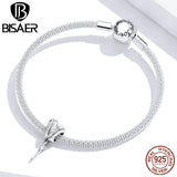 925 Sterling Silver Tulip Flower Charm Bead Pendant