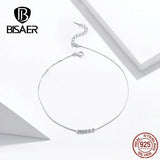 925 Silver Chain Anklets with Lobster Clasp