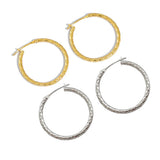 Femme Round Hoop Earrings 925 Sterling Silver 18k Cuff Earrings