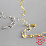 925 Sterling Silver Necklace Ins Style Female Accessories for Daily Matching