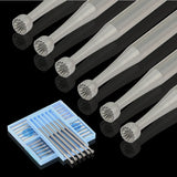6pcs Tungsten Steel Engraving Carving End Mill Router Bit Woodworking Cutter
