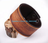 Vintage Men's Surfer Leather Bracelet Wide Cuff