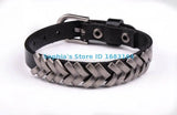Studded Leather Bracelet Rock Punk Wristband