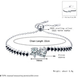 Hot Heart Silver Charm Bracelet Wedding Jewelry