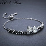 Hot Heart Silver Charm Bracelet Wedding Jewelry
