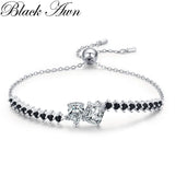Hot Heart Silver Charm Bracelet Wedding Jewelry