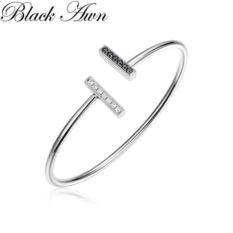 AWN Hot Silver Open Charm Bracelet & Bangle Wedding Jewelry