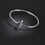 AWN Hot Silver Open Charm Bracelet & Bangle Wedding Jewelry