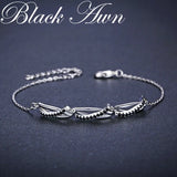 Silver Charm Bracelet Women Wedding Jewelry