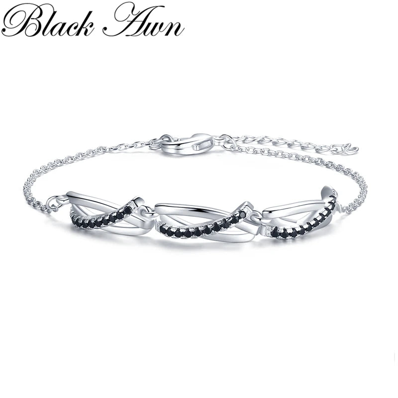 Silver Charm Bracelet Women Wedding Jewelry