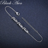 Silver Charm Bracelet Women Wedding Jewelry
