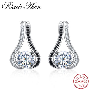 925 Silver Spinel Engagement Earrings for Women T048