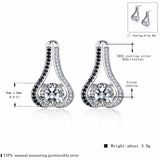 925 Silver Spinel Engagement Earrings for Women T048