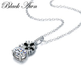 925 Sterling Silver Spinel Necklace for Women Wedding P115