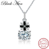 925 Sterling Silver Spinel Necklace for Women Wedding P115