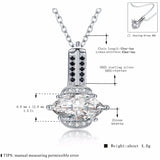 925 Sterling Silver Necklace for Women Female Bijoux Necklaces Pendants