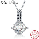 925 Sterling Silver Necklace for Women Female Bijoux Necklaces Pendants