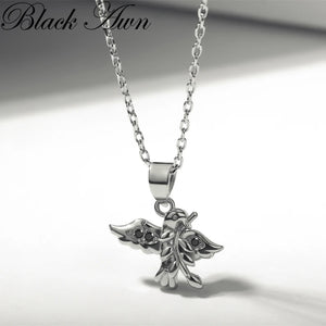 AWN Classic Silver Jewelry Bird Necklace for Women K061