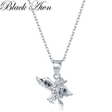 AWN Classic Silver Jewelry Bird Necklace for Women K061
