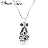 925 Sterling Silver Necklace Slide Pendant Classic Jewelry P112